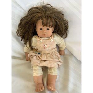 Vintage Gotz doll 17” vinyl doll Baby Original Clothes open/close eyes Cutie